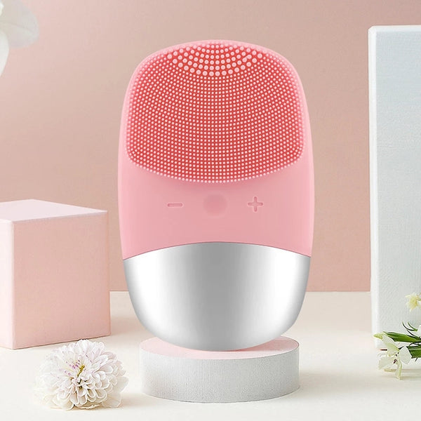 Mini Silicone Electric Face Cleansing Brush Electric Facial Cleanser Facial Cleansing Brush Skin Massager Skin Care Tools