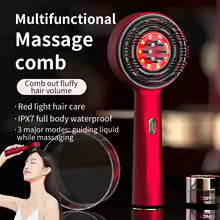 Scalp Massage Comb – Red Light Hair Therapy Brush