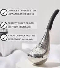 Stainless Steel Face And Eye Massage Ice Scoop